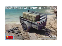 MINIART MIN35426 K-52 TRAILER W/POWER UNIT PE-95 KIT 1:35 Modellino