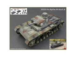 Miniart MIN35221 PZ.KPFW.III AUSF.B W/CREW KIT 1:35 KIT 1:35 Modellino