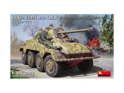 MINIART MIN53014 Sd.Kfz. 234/4 SCHWERER PANZERSPAHWAGEN 7,5 cm W/CREW KIT 1:35 Modellino