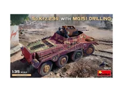 Miniart Min40014 Sd.kfz.234 Con Mg151 Drilling Kit 1:35 Modellino