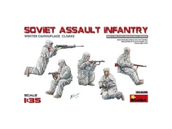 MINIART MIN35226 SOVIET ASSAULT INFANTRY WINTER CAMOUFLAGE CLOAKS KIT 1:35 Modellino