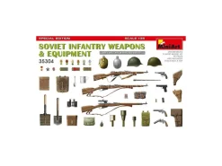 MINIART MIN35304 SOVIET INFANTRY WEAPONS AND EQUIPMENT KIT 1:35 Modellino