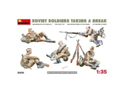 MINIART MIN35233 SOVIET SOLDIERS TAKING A BREAK KIT 1:35 Modellino