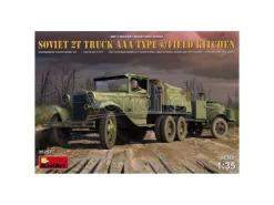 Miniart MIN35257 SOVIET 2t TRUCK AAA TYPE W/FIELD KITCHEN KIT 1:35 Modellino