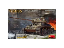 MINIART MIN35301 T-34-85 COMPOSITE TURRET 112 Plant.SUMMER 1944 INTERIOR KIT 1:35 Modellino
