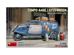MINIART MIN38057 TEMPO A400 LIEFERWAGEN MILK DELIVERY VAN  KIT 1:35 Modellino