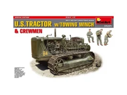 Miniart MIN35225 U.S. TRACTOR W/TOWING & CREWMEN KIT 1:35 Modellino