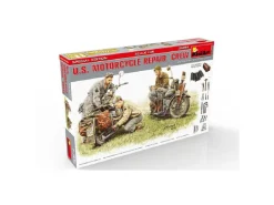 Miniart MIN35284 U.S.MOTORCYCLE REPAIR CREW KIT 1:35 Modellino