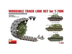 Miniart MIN35146 WORKABLE TRACK LINK SET FOR T-70M LIGHT TANK KIT 1:35 Modellino