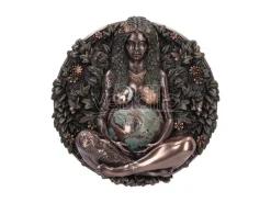 MOTHER EARTH BRONZE WALL PLAQUE PLACCA NEMESIS NOW