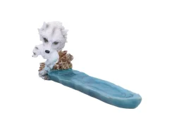 MOTHER'S WATCH WOLF INCENSE BURNER BRUCIAINCENSO NEMESIS NOW
