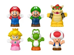 My Mario Little People Da Collezionemini Figura 6-pack 7 Cm Mattel