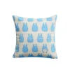 My Neighbor Totoro Cuscino Totoro Silhouette Blue 45 X 45 Cm Marushin
