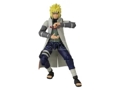 Naruto Shippuden Anime Heroes Namikaze Minato Figura 15cm Bandai
