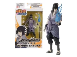 Naruto Shippuden Anime Heroes Uchiha Sasuke Figura 15cm Bandai