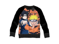 Naruto Shippuden Felpa da Bambino in Cotone Naruto e Sasuke Pierrot