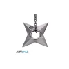 Naruto Shippuden Portachiavi In 3d Shuriken Konoha 3.5 Cm Gadget