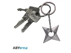 Naruto Shippuden Portachiavi In 3d Shuriken Konoha 3.5 Cm Gadget