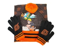 Naruto Snood, Cappello E Guanti Set Pierrot
