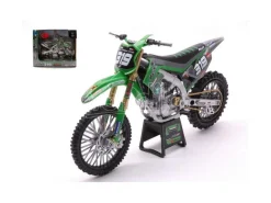 NEW RAY NY58173SS KAWASAKI KX450 N.319 MQ.M.PRUGNIERES W/STICKER FOR N.720/274 1:12 Modellino