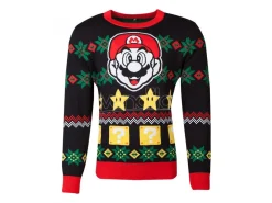 Nintendo - Super Mario Knitted Unisex Jumper Difuzed