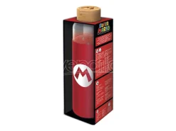 Nintendo Super Mario Bros Silicone Cover Bottiglia Di Vetro 585ml Stor