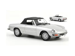 NOREV NV187884 ALFA ROMEO 2000 SPIDER 1973 SILVERGREY METALLIC 1:18 Modellino