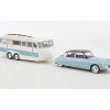 NOREV NV181760 CITROEN DS 19 1959 BLEU NUAGE & CARAVAN HANON 1:18 Modellino