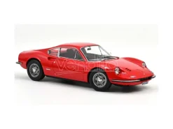 NOREV NV187800 FERRARI DINO 246 GT 1968 RED 1:18 Modellino