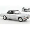NOREV NV184835 PEUGEOT 404 CABRIOLET 1967 SILVER 1:18 Modellino