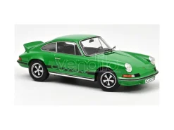 Norev Nv187680 Porsche 911 Rs 1973 Green Con Black Deco 1:18 Modellino