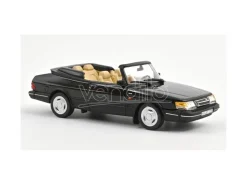 NOREV NV810045 SAAB 900 TURBO CONVERTIBLE 1992 BLACK 1:43 Modellino