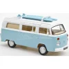 NOREV NV841108 VW COMBI T2b CAMPER VAN 1973 PASTEL BLUE JET-CAR 1:43 Modellino