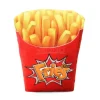 Oh My Pop! Fries Cuscino Cuscino (grande), Rosso Karactermania