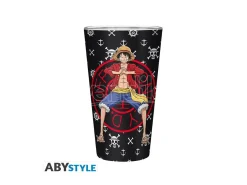 ONE PIECE - Large Glass - 400ml - Luffy - box