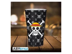 ONE PIECE - Large Glass - 400ml - Luffy - box