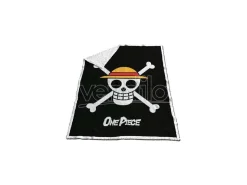 One Piece Coperta Coralina in Sherpa Teschio 120 x 150 cm Toei Animation