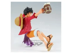 One Piece Figura Monkey D. Luffy "È un banchetto!!" 9 cm Banpresto