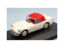 Oxford OXFDSP003 DAIMLER SP250 1960 WHITE W/RED SOFT ROOF 1:43 Modellino