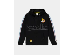 Pac-man - 1980 - Men's Zipper Felpa Con Cappuccio Difuzed