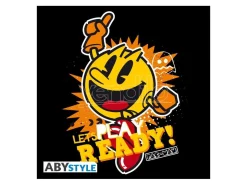 Pac-man - Felpa Con Cappuccio - "let's Play" Man Black