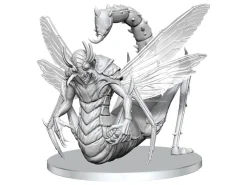 Pathfinder Deep Cuts Unpainted Miniature Derakni (locust Demon) Wizbambino