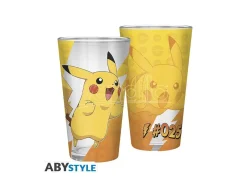 POKEMON - Large Glass - 400ml - Pikachu foil -
