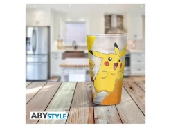 POKEMON - Large Glass - 400ml - Pikachu foil -