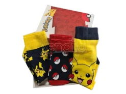 Pokemon Assortiti Pack 3 Calzini Adulto Nintendo