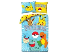 Pokémon Duvet Set Ver. 14 140 X 200 Cm / 70 X 90 Cm Halantex
