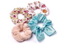 Pusheen Set 4 hair scrunchies The Carat Shop