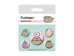 Pusheen Spilla Badges 5-pack Pusheen Says Hi Pyramid International