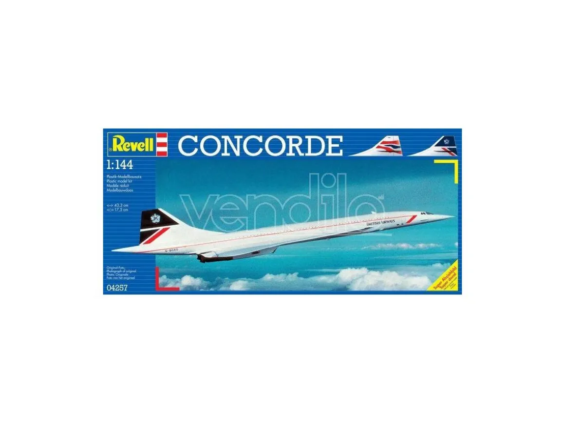 Revell RV04257 CONCORDE KIT 1:144 Modellino