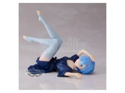 Re:zero Starting Life In Another World Relax Time Rem Dressing Figura 10cm Banpresto